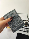 ست جا مایع شیشه ای فانتوم استند دار همراه اسکاج، بطری شوی و حوله
