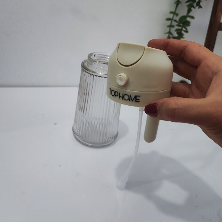 روغن ریزو اسپری روغن دوکاره شیشه ای مدل شیاردار همارا