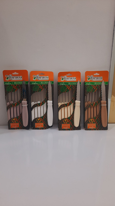 چاقو میوه خوری ۶عددی کاراکو مدل شکوفه