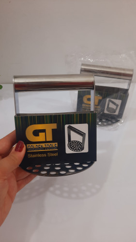 پوره کن بیضی دستی کوتاه تمام استیل GT درجه یک